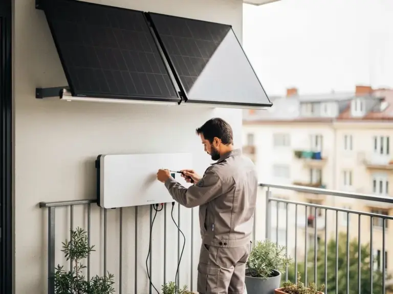 Alpha Solar Powerwall 2.0 Balkon-Speicher kompakt und leicht für urbane Nutzung