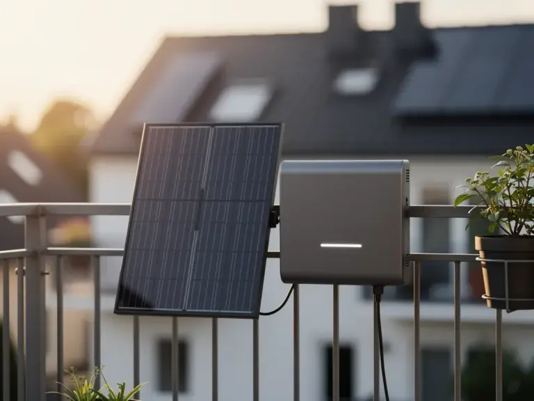 Balkonkraftwerk Batterie zum effizienten Speichern von Solarstrom für mehr Netzunabhängigkeit