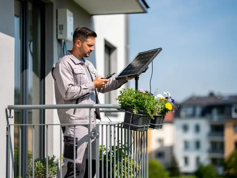 Anmeldung und rechtliche Absicherung einer Balkonkraftwerk Einspeisung bis 800 Watt