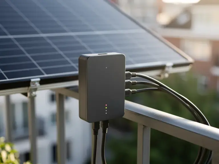 Datenlogger PV Überwachung für präzise Ertragskontrolle von Balkonkraftwerken