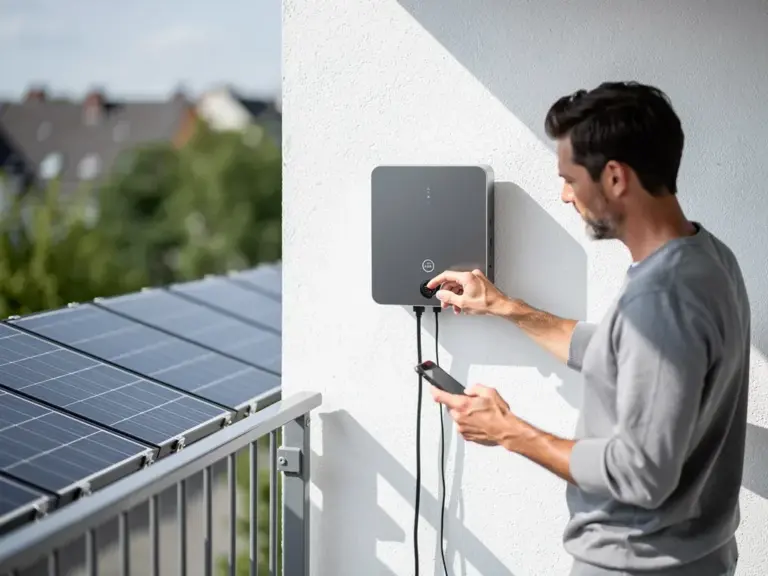 Ecovolta EcoFlow PowerStream kombiniert Microwechselrichter und Energiespeicher für Balkonkraftwerk