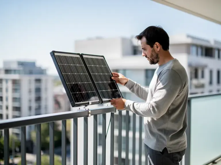 Kleines Kraftwerk Mini PV 800 Test: Leistung und Handhabung im Überblick Kleines Kraftwerk Mini PV 800 kompaktes Balkonkraftwerk mit zwei Solarmodulen und Wechselrichter