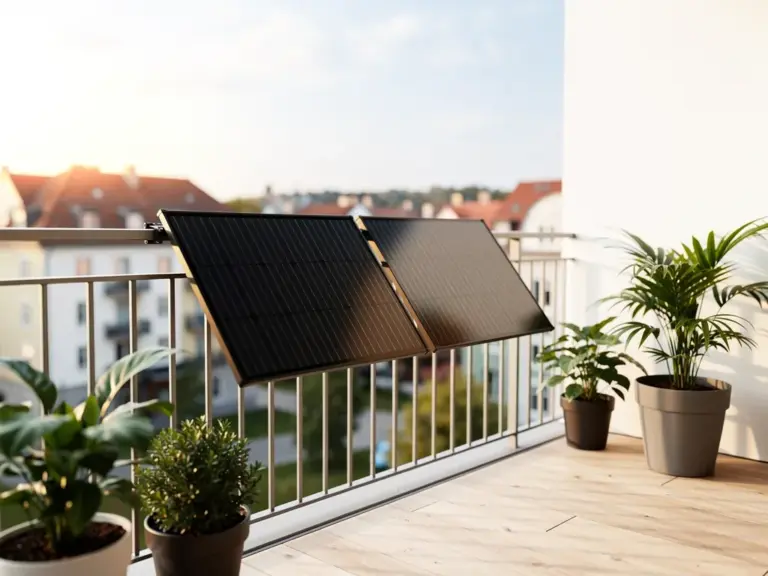 Meyer Burger White 400W Solarmodul im Balkonkraftwerk Test mit weißem Backsheet