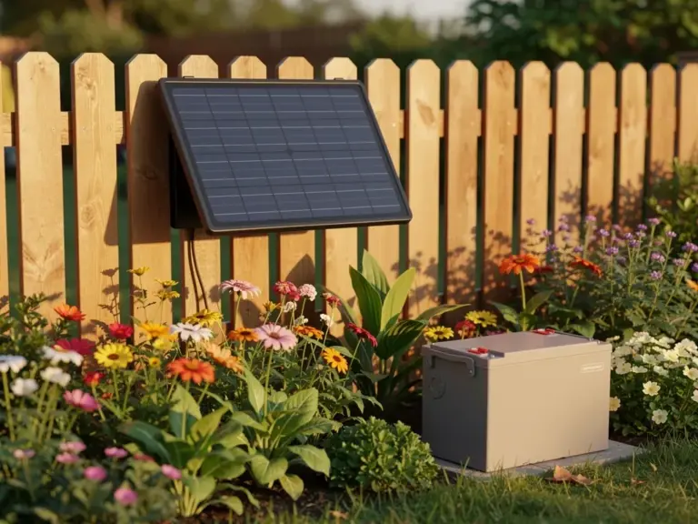 Flexibles Mini Solar Garten Solarpanel mit Akku zur nachhaltigen Energieversorgung
