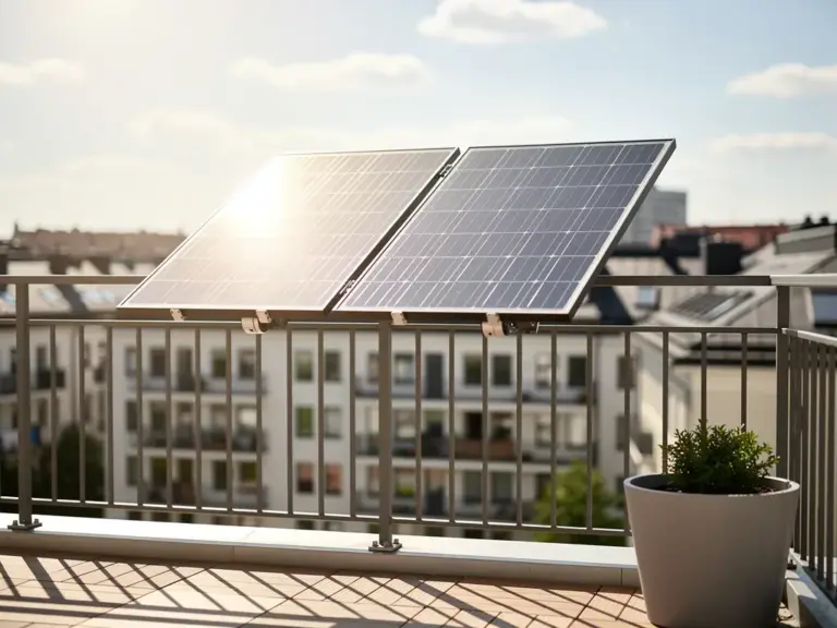 MyMiniPower 800W Balkonkraftwerk mit bifacialen Solarmodulen und integriertem Wechselrichter