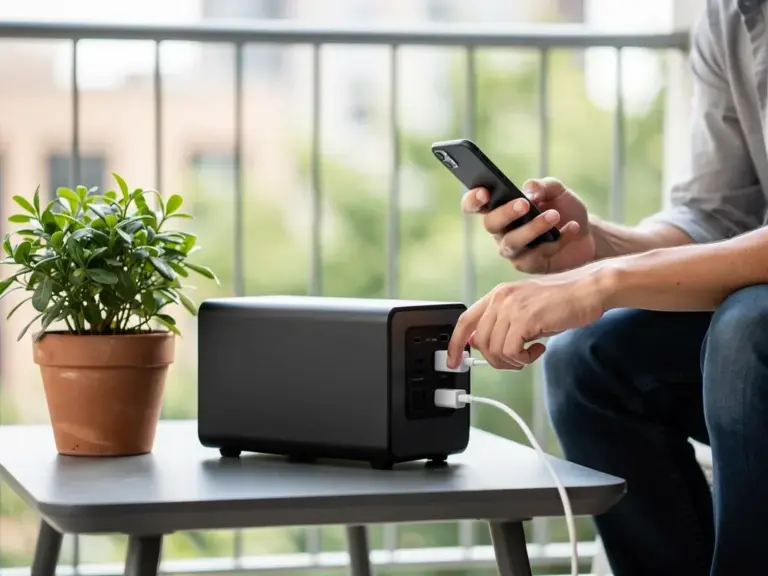 MyMiniPower Basic 600W mobile Powerstation für Balkon und kleine Geräte