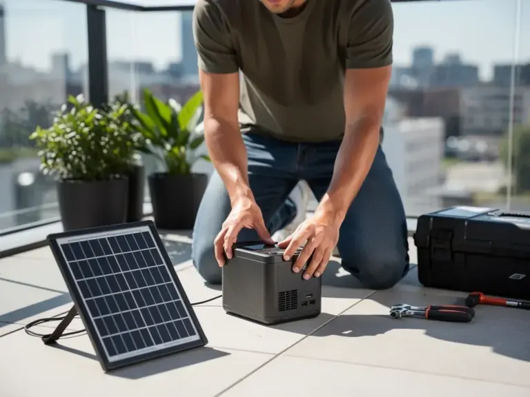 Powerstation als Speicherlösung für private Balkonkraftwerke zur Solarstromnutzung