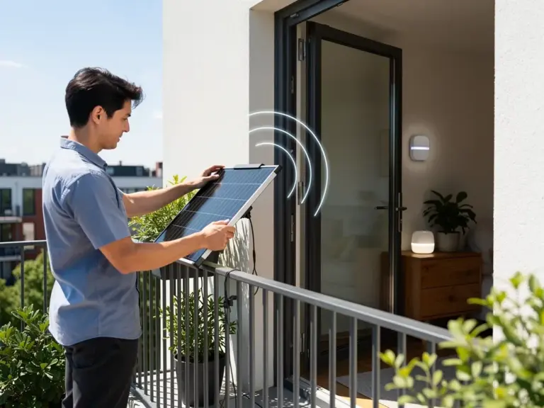 Smart Home Integration verbindet Balkonkraftwerk mit intelligenten Steuerungssystemen effizient