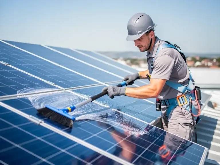 Professionelle Werkzeuge zur schonenden und effizienten Solarmodul Reinigung im Praxistest