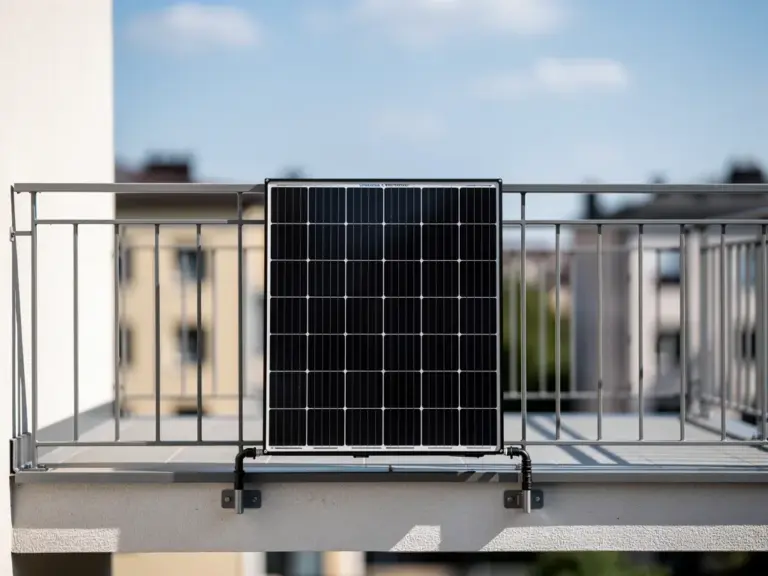 Trina Solar Vertex S 410W Solarpanel auf Balkon installiert für Leistungstest