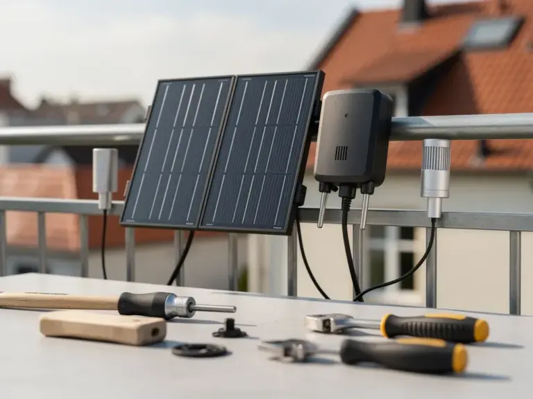 Wetterstation mit Sensoren zur präzisen Messung für Balkonkraftwerke