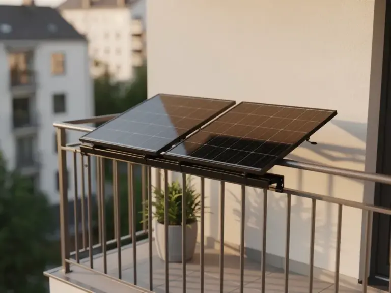 Yuma FlatFix Duo Balkonkraftwerk mit bifazialen Modulen für kleine Flächen